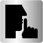 Signal�tique de porte iso 7001 silence