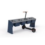 Station de recharge trottinettes �lectriques et casiers