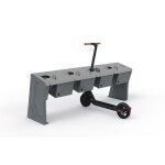 Station de recharge trottinettes �lectriques et casiers