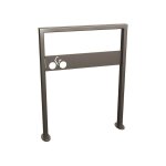 Support v�los arceau carr� avec signal�tique