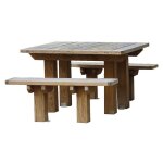 Table de pique - nique carr�e