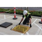 Treillis de chantier antichute pour trappe et regard