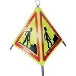 Triangle de signalisation pliable  led