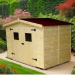 Abri de jardin bois eden habrita 5m2 avec plancher