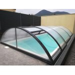 Abri de piscine bas télescopique 332x642x115 trend3 abrilios Abri de piscine bas télescopique 332x642x115 trend3 abrilios