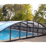 Abri de piscine mi - haut t�lescopique imperial 4. 3x5 abrilios