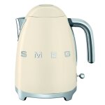 Bouilloire sans fil smeg klf03creu cr�me 1, 7 litre