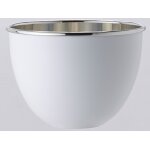 Bowl est une vasque � champagne en etain poli blanc oa1710
