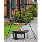 Brasero et trpied viking cook king 80cm avec gril inox
