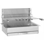 Gril inox encastrable forge adour 961 - 66 dimension 66 x 45 x 46 cm