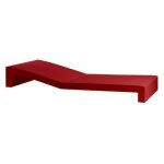 Jut tumbona bain de soleil vondom rouge
