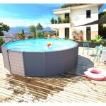 Piscine tubulaire intex graphite 478xh124