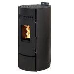 Pole  granuls silence tanche leandro 9kw noir interstoves