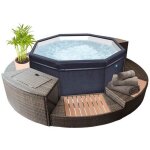 Spa portable netspa octopus 4  6 places avec 5 elments de mobilier