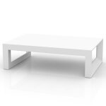 Table basse frame vondom blanc rectangle