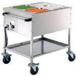Chariot bain - marie 2 x gn 1 / 1 bartscher