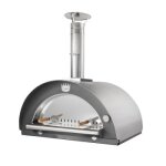 Four  pizza bois family 80 toit inox clementi 1 porte inox + 1 porte vitre