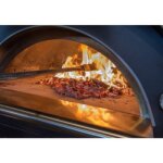 Four  pizza bois pulcinella 80 + base clementi rouge rubis 1 porte inox