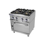 Fourneau srie 750 - 4 feux sur four gaz power line repagas