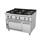 Fourneau srie 750 - 6 feux sur four gaz pro line repagas