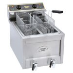 Friteuse 2x220v 2x8 litres roller grill