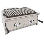 Grill pierre de lave gaz 60x40cm arilex