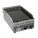 Plancha gaz acier maill 37x55x1cm roller grill