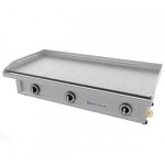 Plancha gaz acier rectifi 99x39x1. 2cm repagas