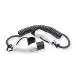 Carplug c�ble de recharge spiral� - type 2 - type 2 - 4m - 7. 4kw (1 phase 32a) - t2 t2 + housse