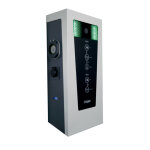 Hager - borne de recharge publique double witty park - 2x7, 4 kw - avec 2 prises type e en option Hager - borne de recharge publique double witty park - 2x7, 4 kw - avec 2 prises type e en option