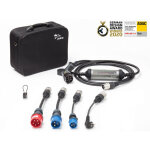 Juice booster 2 - pack l - borne mobile de recharge 22kw - type 2 - c�ble 5m