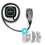 Pack borne de recharge wallbox pulsar plus - cble attach 5m type 2 - 1, 4  7, 4kw - monophas - bluetooth ...