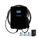 V2c borne de recharge wallbox trydan 22 kw triphas - cble t2s 5m - wifi - quilibrage de charge inclus ...