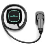 Wallbox borne de recharge pulsar plus - cble attach 5m type 2 - 1, 4  7, 4kw - monophas - bluetooth ...