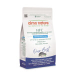 1, 2kg almo nature hfc longevity sterilized bar & dorade croquettes pour chat