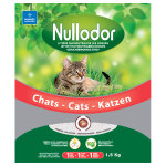 Litire de silice nullodor pour chat - 15 kg