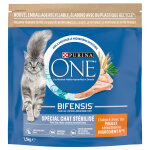 2x1, 5kg chat st�rilis� poulet purina one - croquettes pour chat
