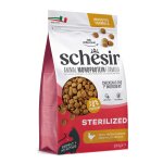 1. 5kg schesir sterilized & light au poulet croquettes pour chat