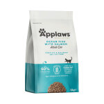 1, 8kg adult poisson de mer / saumon applaws - croquettes pour chat