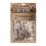 100g delibest origin oreilles de lapin avec fourrure friandises pour chiens
