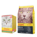 10kg catelux josera croquettes pour chat + 6x85g josera pat� pour chat en cadeau