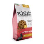 10kg schesir sterilized & light au poulet croquettes pour chat