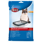 10x sacs  litire trixie - maison de toilette pour chat