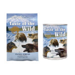 12, 2kg pacific stream taste of the wild croquettes pour chien + 390g nurriture humide