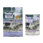 12, 2kg sierra mountain taste of the wild croquettes pour chien + 390g nurriture humide