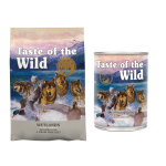 12, 2kg wetlands canine taste of the wild croquettes pour chien + 390g nurriture humide