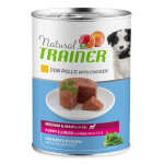 400 g de nourriture humide natural trainer medium & maxi puppy & junior au poulet 400 g de nourriture humide natural trainer medium & maxi puppy & junior au poulet