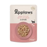 12 x 70 g filet de thon au saumon cat natural applaws pour chat