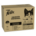 120x85g jumbopack felix boeuf, poulet - pte pour chat