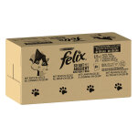 120x85g jumbopack felix tendres effils boeuf, poulet, canard, agneau - pte pour chat